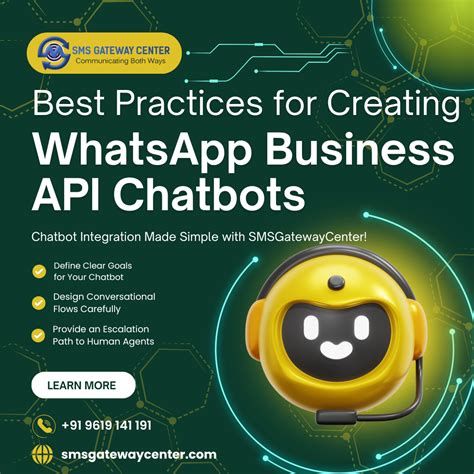 Best Practices for Creating WhatsApp Business API Chatbots ...