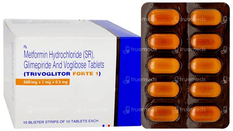 Trivoglitor Forte 1 Tablet 10: Uses, Side Effects, Price & Substitutes