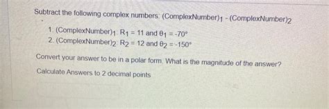 Image result for Subtracting Complex Numbers Geometrically