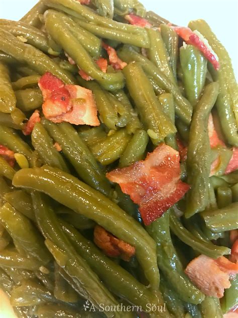 Southern Style Green Beans - A Southern Soul