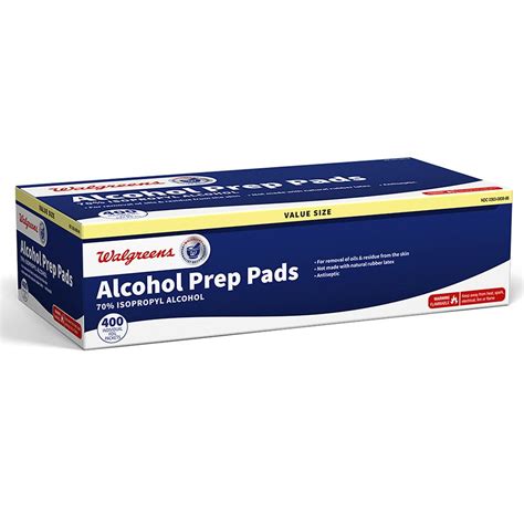 Walgreens Alcohol Prep Pads | Walgreens