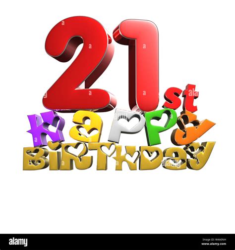 Happy 21st birthday hi-res stock photography and images - Alamy