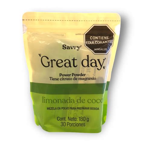 Savvy Citrato De Magnesio Limonada de coco x180g - Persano.co