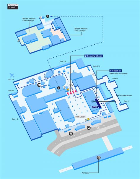 Terminal 7 map JFK Airport