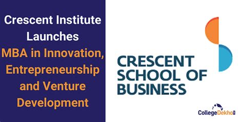 Crescent Institute Launches MBA in Innovation, Entrepreneurship and ...