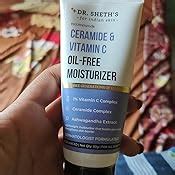 Dr. Sheth's Ceramide & Vitamin C Oil Free, Lightweight Moisturizer to ...