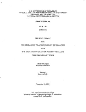 Fillable Online lib ncep noaa OFFICE NOTE 388 - lib ncep noaa Fax Email ...