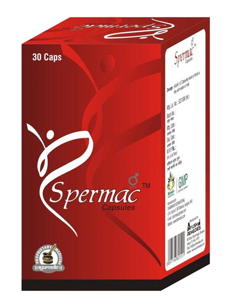 Buy DHARMANI`S INTERNATIONAL Spermac Capsules | Ayurvedic Supplement ...