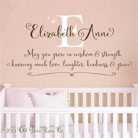 Childrens Wall Decals | May you grow | Personalized Wall Decals - Old ...