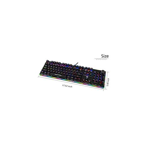 Buy KOLMAX HUNTER Mechanical Gaming Keyboard RGB LED Backlit USB Wired ...