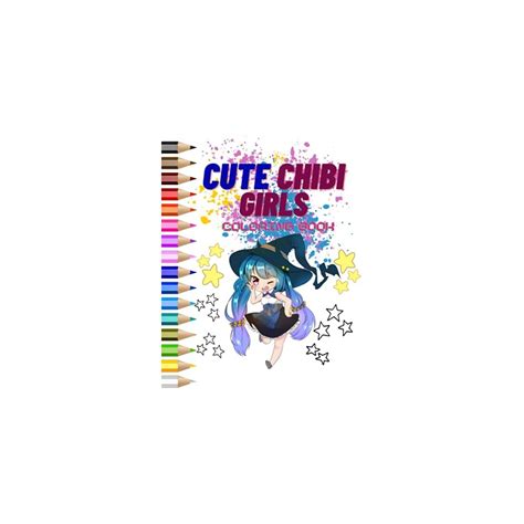 Buy Cute Chibi Girls: Coloring Book For Kids with Adorable Kawaii Girls ...