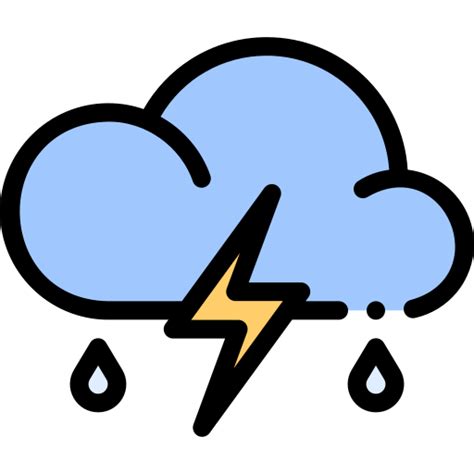 Thunderstorm - Free weather icons