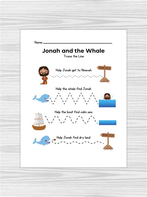Free Jonah and the Whale Printables | Healing Home
