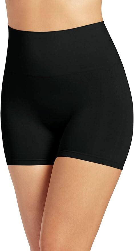 Buy Jockey Women's Slimmers Seamfree Shorts Black Body Shaper 4 (SM) X ...