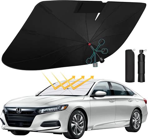 Amazon.com: Ultimate Car Windshield Sun Shade Umbrella - Retractable Windshield Sunshade ...