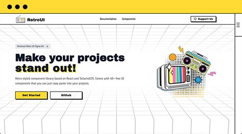 Image result for RetroUI Website Design