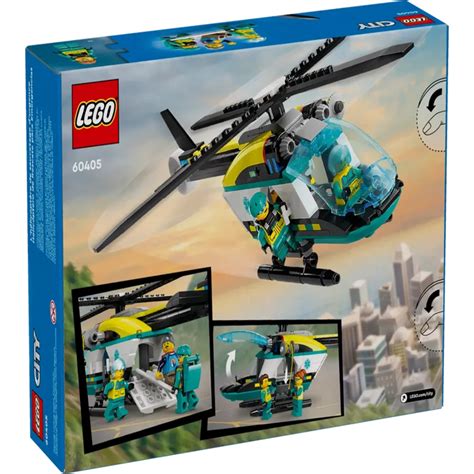 Lego 60405 City Emergency Rescue Helicopter (226 Pieces) — Toycra