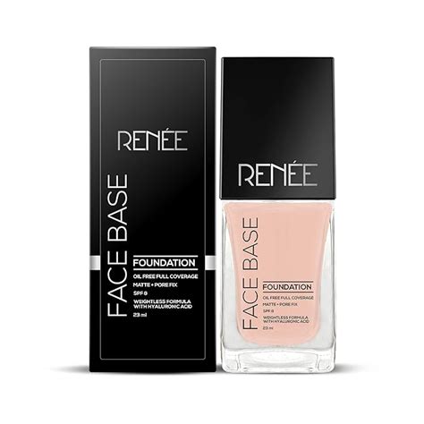 Buy RENEE Face Base Liquid Foundation - Frappe, 23ml | Enriched with ...