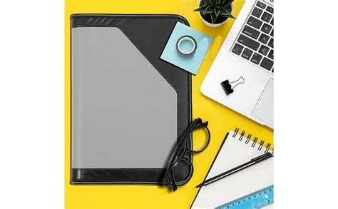 Storite PU Leather Multipurpose 24 File Sleeve to Store A4 Professional ...