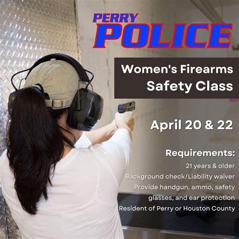 Perry Police Department to Host Women’s Firearm Safety Class | City of ...