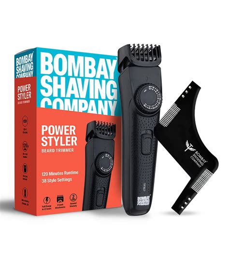 Bombay Shaving Co Trimmer Men, 2 Yr Warranty, 80Min runtime, 38 length ...