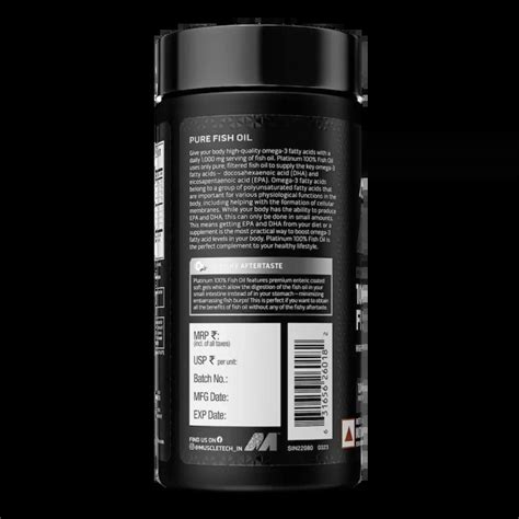 Muscletech Essential Series Platinum 100% Omega Fish Oil