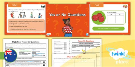 Foundation Data Representation Yes or No Questions Lesson