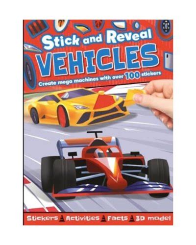 Bookoli Stick and Reveal Vehicles - Best Gifts for Kids