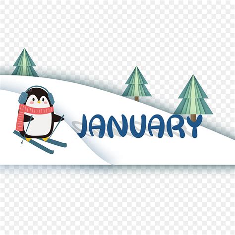 January Clip Art