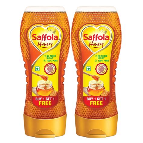 Saffola Honey, 100% Pure Honey, NRM Tested, No sugar adulteration ...