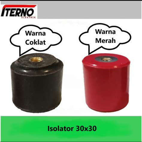Jual Isolator Busbar 30x30 M6 Coklat Iterno - Merah(M6) - Kota ...