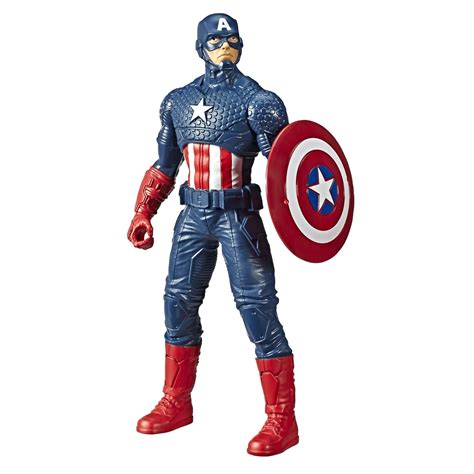 Buy MARVEL Avengers Captain America 9.5-inch Scale Action Figure Toy ...