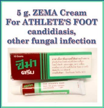 Buy Zema Cream Athlete's Foot Candidiasis Tinea Pityriasis Versicolor ...