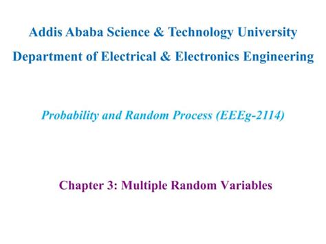 Image result for Two-Dimensional Random Variables PPT