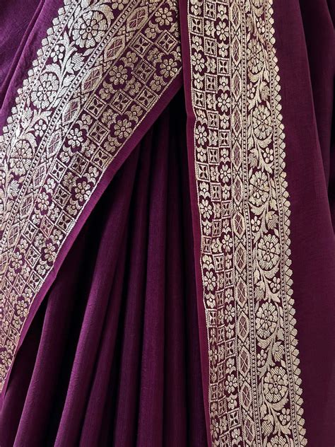 Dola silk saree - Wine – D tales