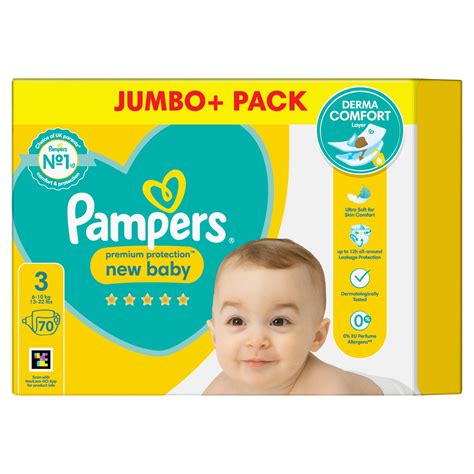 Pampers New Baby Size 3 Jumbo+ (70 Piece) - Storefront EN