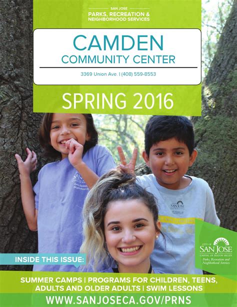 Camden community center by San José Parks, Recreation and Neighborhood Services Community Center ...