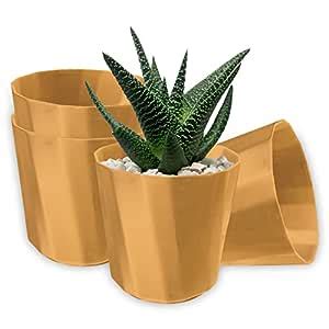 MEDULLA Flower Planter 5.5 inch Diamond Cut Flower Pot Gardening Home ...