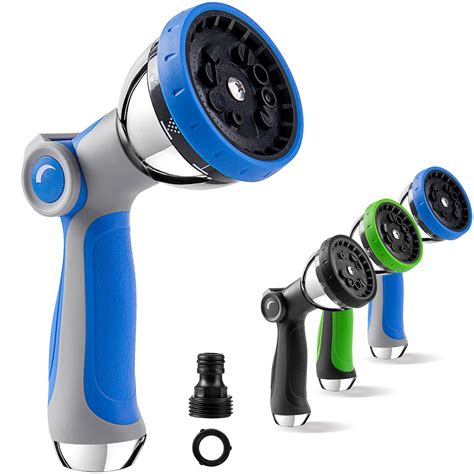 Amazon.com: LOKIMSI Garden Hose Nozzle Sprayer，Features 10 Spray ...