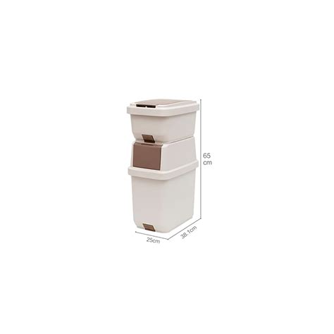 JKXWX Trash Can Rubbish Bin Kitchen Sorting Trash | Ubuy India