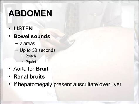 Abdominal Examination | PPT