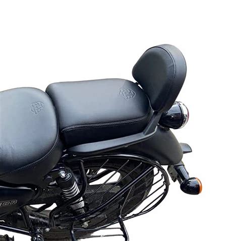 SGTB Meteor 350 Backrest with Black Cushion for Royal Enfield Meteor ...