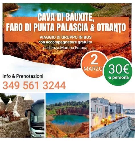 IN BUS a CAVA DI BAUXITE - FARO DI PUNTA PALASCIA & OTRANTO , Martina ...