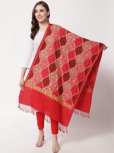 DRESSOFY Wool Embroidered Women Shawl - Buy DRESSOFY Wool Embroidered ...