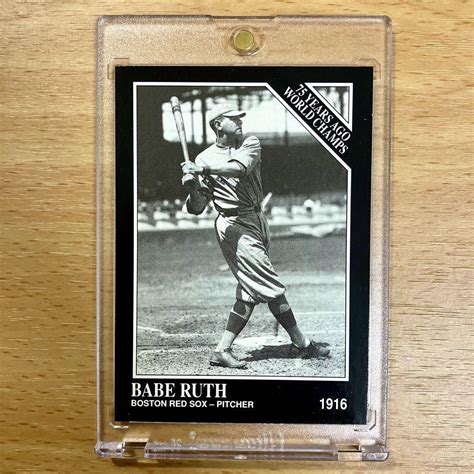 Babe Ruth Baseballkort Red Sox