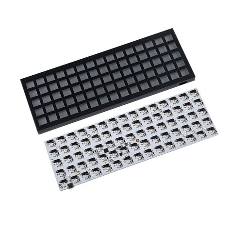 Id75 75 Keys Ortholinear Layout Qmk Anodized Aluminum Case Plate ...