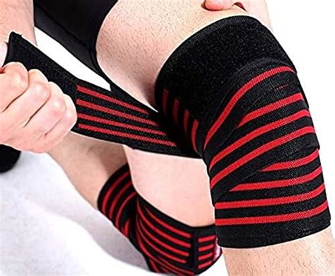 SPANCO Ankle/Knee/Elbow Support Brace Wrap (1 Pair) 4.5 Feet Long ...