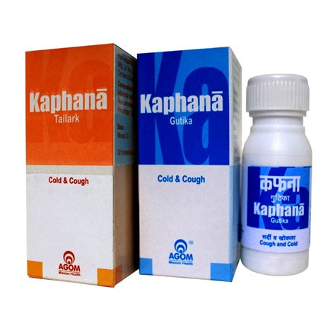 Kaphana Gutika & Tailark Oil – Natural Relief for Cough, Cold, and ...