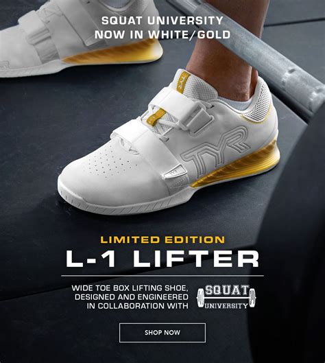 TYR Sport: Limited Edition Alert: Gold & White Squat University L-1 ...