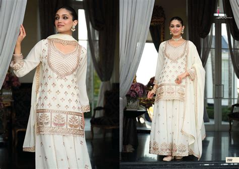 EBA LIFESTYLLE RANGOLI BLACK AND WHITE CHINON HEAVY EMBROIDERY DESIGNER ...